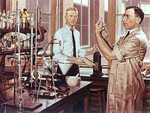 Dr. Banting in his laboratory.